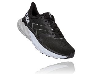 Hoka One One Arahi 5 Mens Stability Running Shoes Black/White | AU-9742058